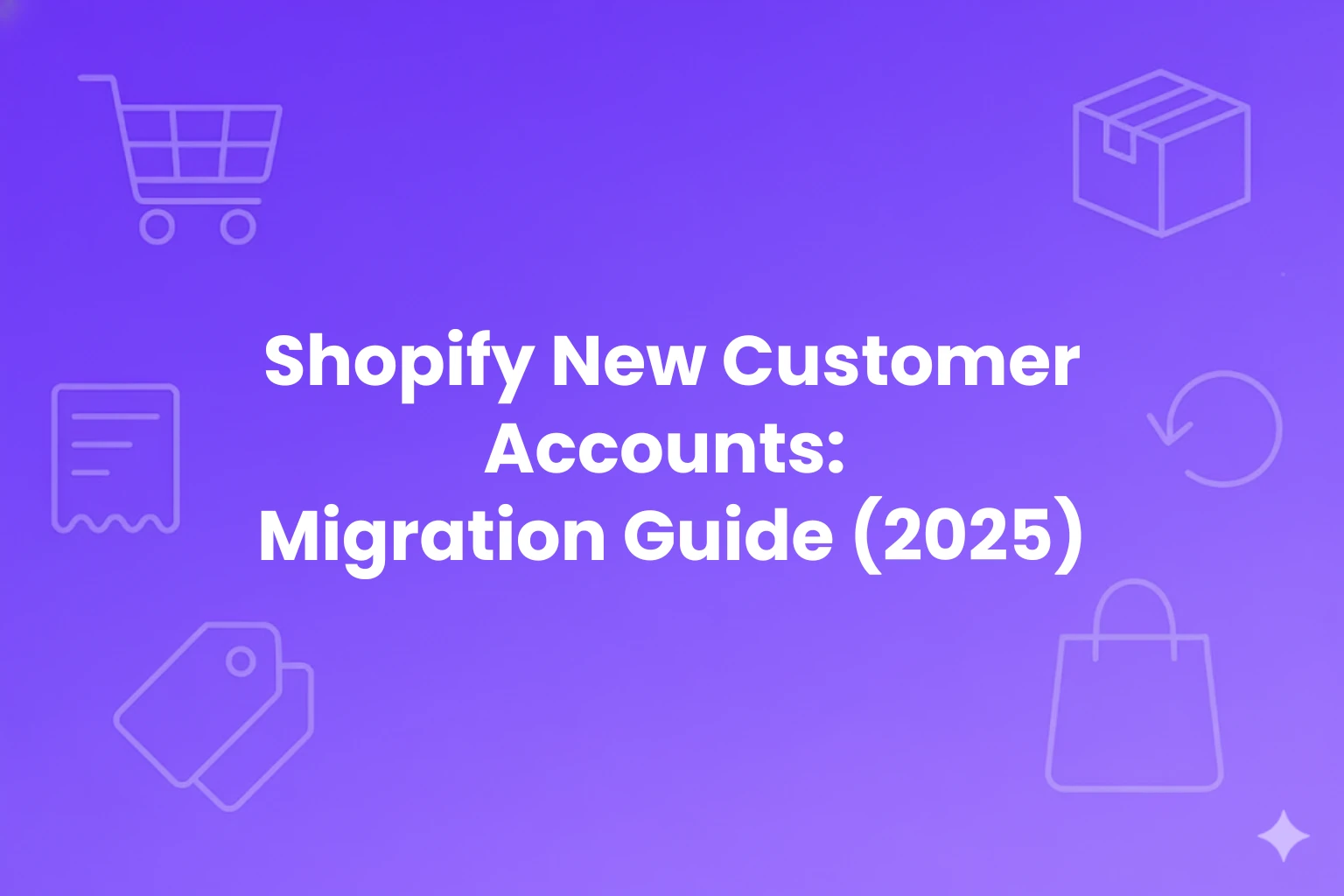 Shopify customer accounts